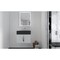 Castello Usa Nile 24-inch White Vanity Set with Black Top and Brushed Nickel Handles CB-MC-24W-BN-2053-BL - alternate 2